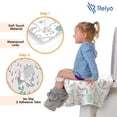 thumbnail image 3 of Toilet Seat Covers Disposable - 20 Pack - Waterproof,Ideal for Kids and Adults – Extra Large,Individually Wrapped for Travel,Toddlers Potty Training in Public Restrooms (Dinosaurs,20), 3 of 7