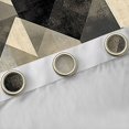 thumbnail image 4 of jejeloiu Vintage Triangle Rhombus Curtains Pack of 2 (42x84 Each),Abstract Geometric Art Curtains Blackout,Beige Black Bedroom Curtains For Kids,Ultra Soft Home Decor, 4 of 6