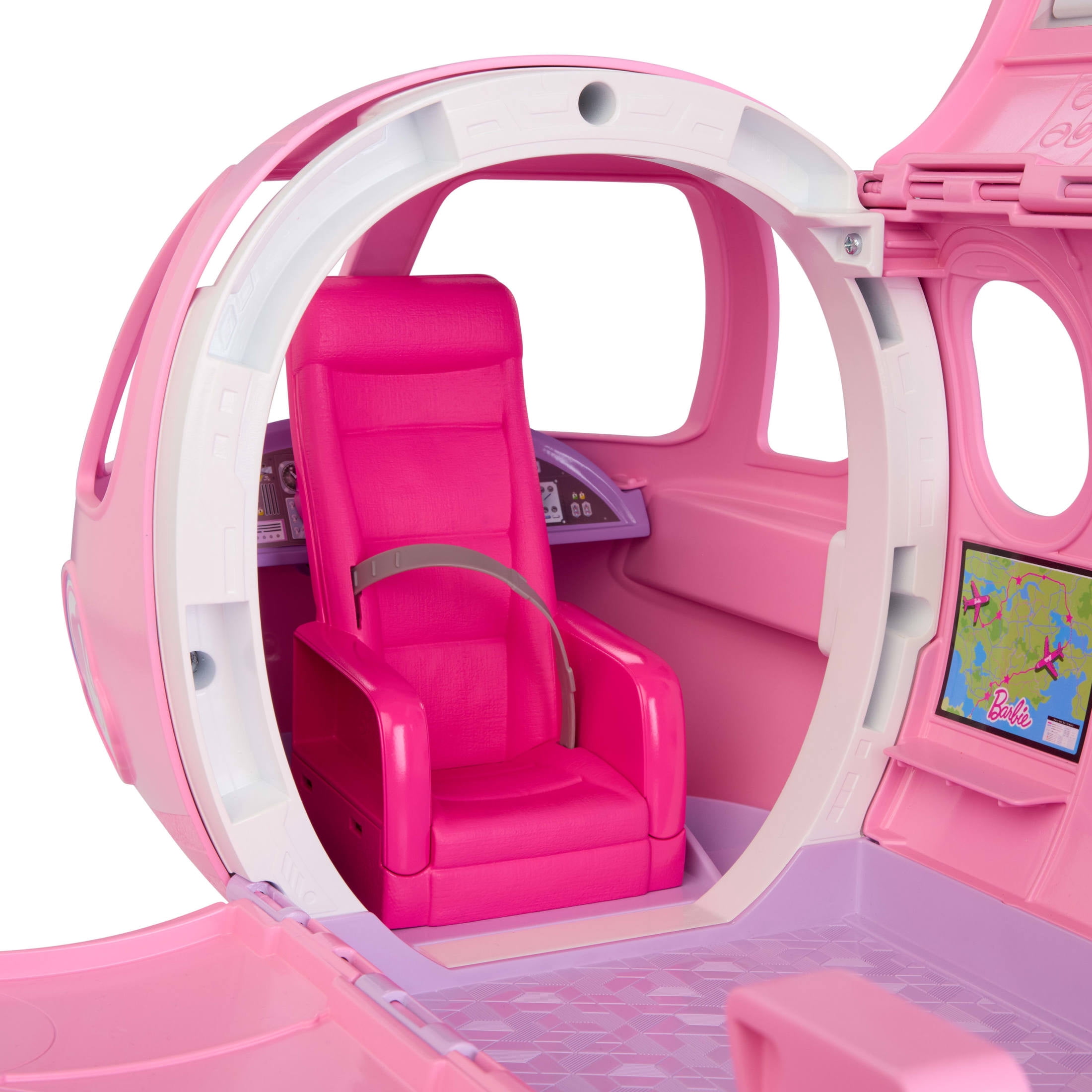 Barbie Dream Land Dream Plane with Working Microphone Feature and 14 Accessories