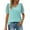 Light Blue, variant on Scyoekwg Womens Summer Tops Womens Summer Fashion Comfy Clothes Short Sleeve Tops Ladies Blouses Dressy Casual Women's Shirts Casual Loose