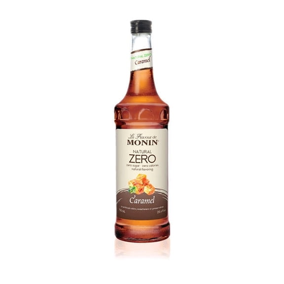 Monin Natural Zero Caramel Syrup cs 6/750 ml