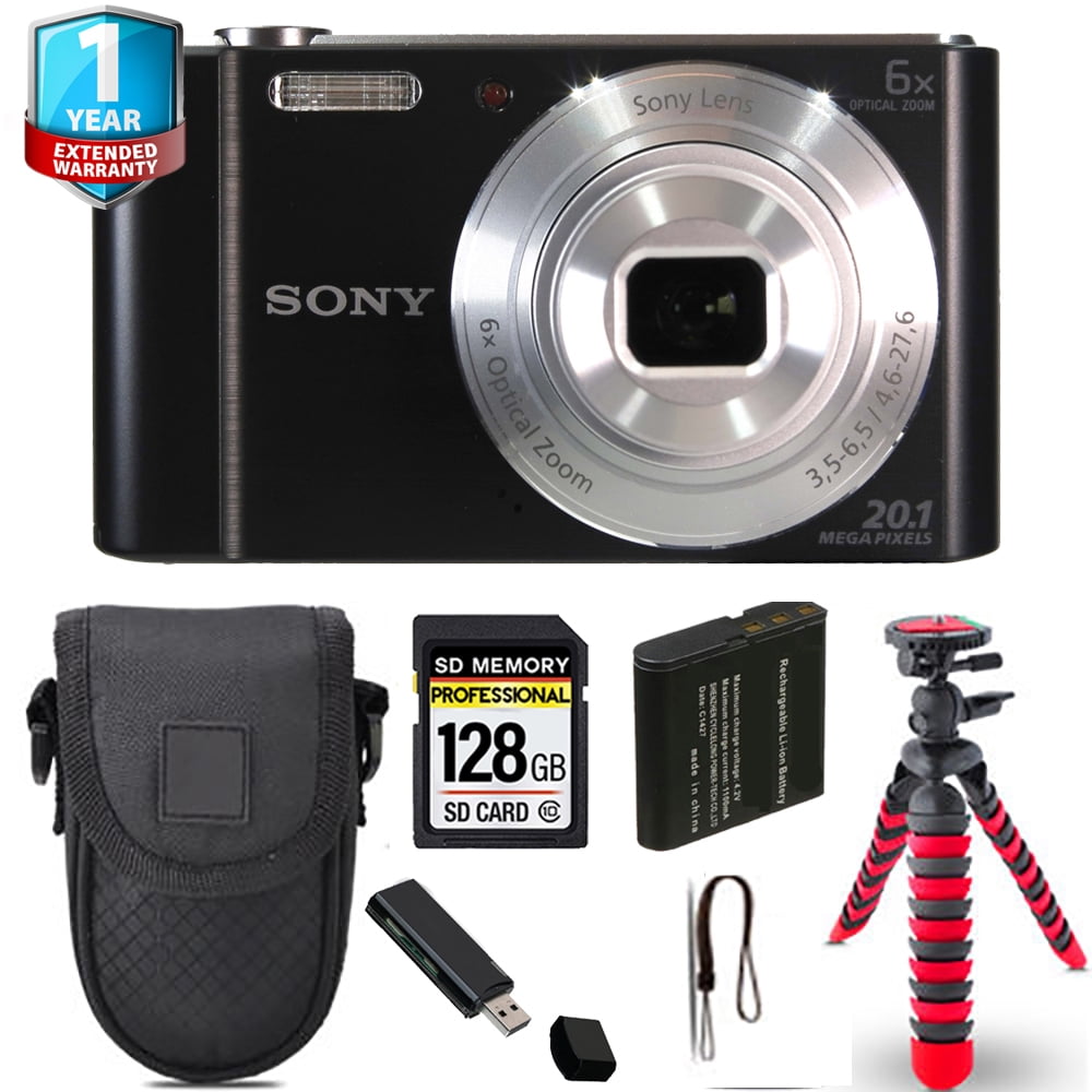 Sony Cyber-shot DSC-W810 Digital Camera + Spider Tripod + Case+ 1 Yr ...