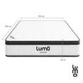 thumbnail image 2 of Colchon Matrimonial 25cm Memory Foam+Resortes Hybrid en Caja, 2 of 8