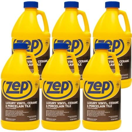 

Zep Luxury Vinyl Ceramic & Porcelain Floor Cleaner - 64 oz. ZULVCP64 (Case of 6) Safe for Grout Pro Formula