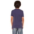 thumbnail image 2 of Bella + Canvas T-Shirt à Manches Courtes pour Jeunes - Marine - L, 2 of 3