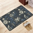thumbnail image 2 of DouZhe Occult Gothic Skulls Eyes Rugs Doormat, Non-Slip Machine Washable Carpets Floor Door Mat , 36" x 24", 2 of 7