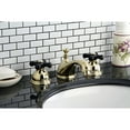 thumbnail image 2 of Kingston Brass KS3968PKX Restoration Widespread Lavatory Faucet with Pop-Up D..., 2 of 7