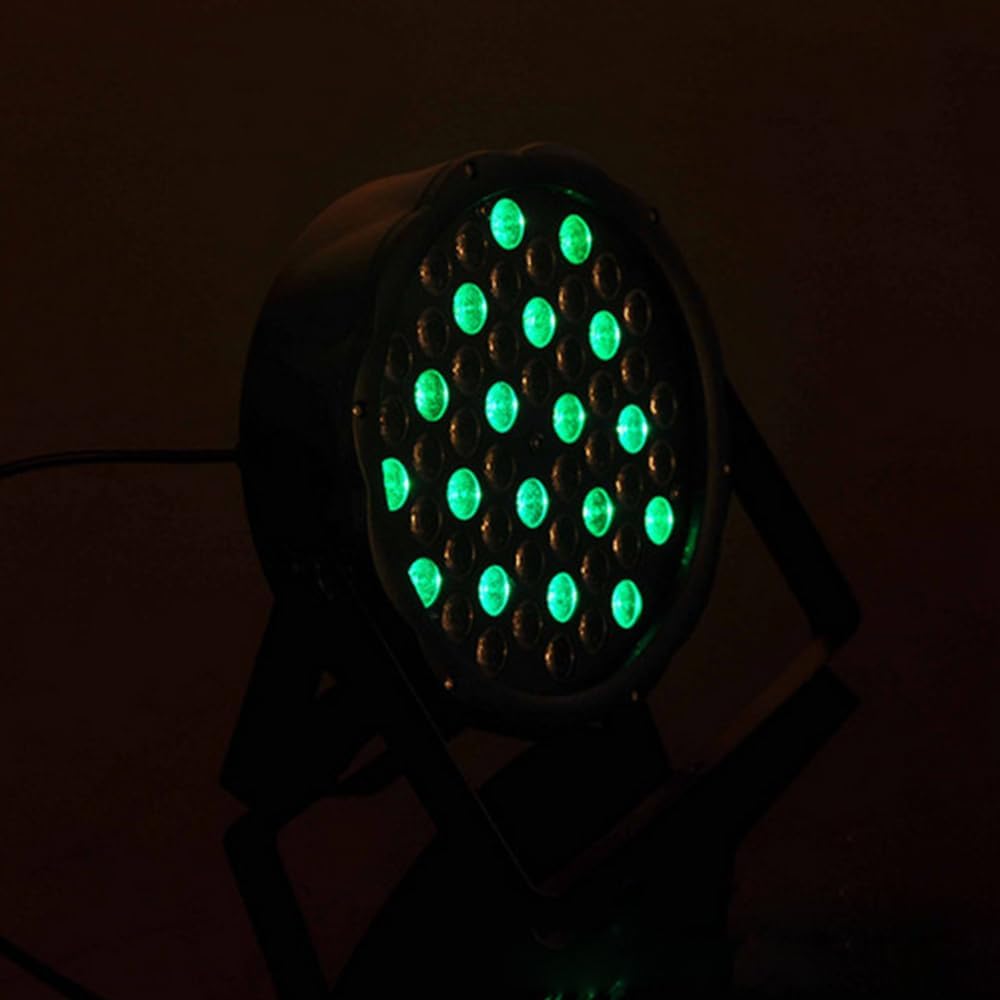 LED Stage Par Light 54 Lights 90° Up and Down Rotation3W Bulb Power IP20 for Stage KTV Wedding Banquet Music Festival