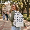 thumbnail image 3 of Cute Butterfly Backpack for Girls, Lightweight School Bag with Laptop Compartment, White Nilong Daypack for Kids Teens Elementary Middle School Travel, 3 of 4
