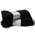 12 Pairs of Mens Value Mens Bulk Lightweight Cotton Crew Socks