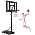 thumbnail image 2 of Basketball Hoop Goal with 44" Backboard and 10 Feet Adjustable Height Portable Basketball System Stand Basket with Removable Edges, Durable Easy to Assemble, for Adult Yard Indoor and Outdoor Use, 2 of 7