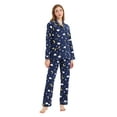 thumbnail image 3 of Kolipajam Women's 100% cotton Flannel Pajama Set Cozy Drawstring Waist Winter Pjs for Women S, 3 of 5