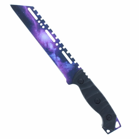 ASR Outdoor Full Tang Hunting Knife ABS Handle Fixed Blade Space Galaxy Design