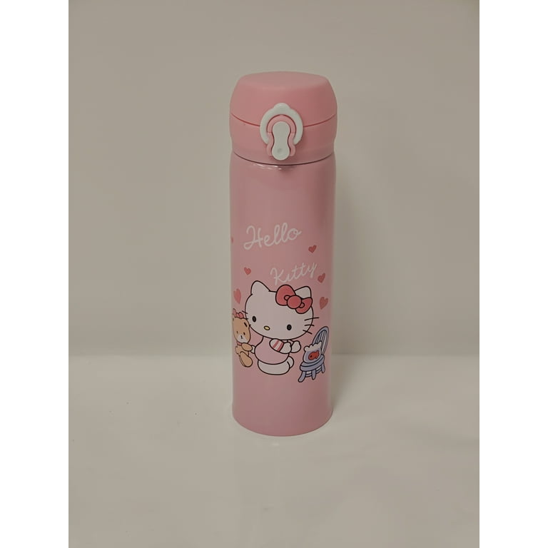 hello kitty thermos - has many scuffs/markings but - Depop