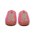 thumbnail image 5 of Domzle Embroidered Womens Mens Slippers Puffy Soft Comfortable Non Slip Slides Winter Indoor Flat Warm House Slippers Orange Wide-7.5, 5 of 7