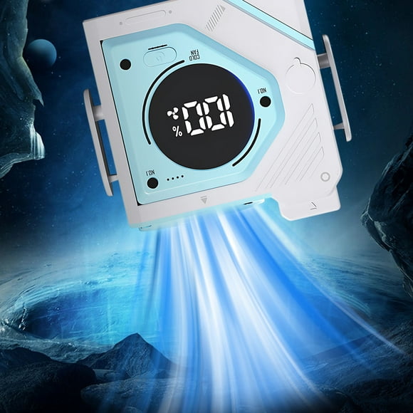 TopLLC Outdoor Waist Mounted High Wind Power Infinite Range Power Bank Fan Power bank fan