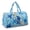 Blue Starfish, variant on Spaltter Jamaican Flag Print Quilted Duffel Bags for Women Men Weekender Bag with Zipper Pockets Lightweight Overnight Luggage Gym Bags for Workout