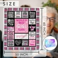 thumbnail image 2 of Gigi Gifts, Gigi Gifts for Grandparents Day, Unique Gigi Gifts from Grandchildren - Gigi Birthday Gift - Grandma Soft Flannel Blanket, Best Gigi Ever Gifts (60\u201d x 50\u201d) Pink, 2 of 6