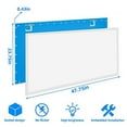 thumbnail image 5 of 2 Pack,2x4 FT LED Flat Panel Light,2x4 LED Light Fixture,2x4 LED 7800 Lumens,2x4 LED Panel 5000K Daylight White Color,110-277V,LED Panel Ceiling Light,Recessed Edge-Lit ETL Listed LED Panel 2x4, 5 of 6