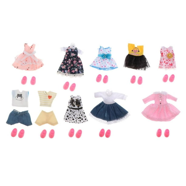 Sweet Girl Doll Clothes /12 Matching Outfits DIY 