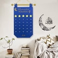 thumbnail image 4 of OurWarm-camino de mesa Eid Mubarak, calendario de Ramadán, cena familiar, decoración de fiesta, paño, camino de mesa negro, 4 of 4