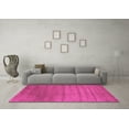 thumbnail image 3 of Ahgly Company Indoor Round Abstract Pink Contemporary Area Rugs, 6' Round, 3 of 4