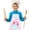 C, variant on THLKIF Kids Sleeve Apron with Cuff Set, Household Chores Waterproof Anti-smudge Painting Apron with Art Smock for Girls and Boys Painting, Kitchen Cooking, Baking 3-6 Years Old