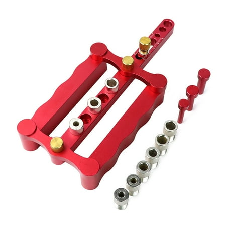 

Self Centering Dowelling Jig Kit 6/8/10mm Wood Dowel Hole Drilling Guide