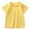 Yellow, variant on BYHONG Summer Children's Short Sleeved Striped T Shirt Pure Cotton Boys and Girls Top Baby Base Shirt Pink 6-12 Months