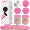 thumbnail image 1 of Difenni Discos de papel de lija con broca de metal para uñas Disco de lijado para pedicura 100 discos de papel de lija de 25 mm Discos de papel de lija para lima de pies #180 Granos para manicura pedi, 1 of 5