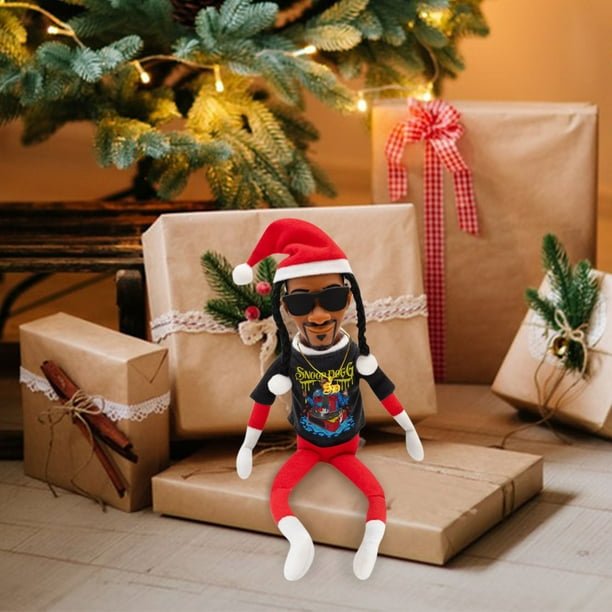 Snoop Dogg Snoop on a Stoop 2024 Christmas Elf Doll, 12