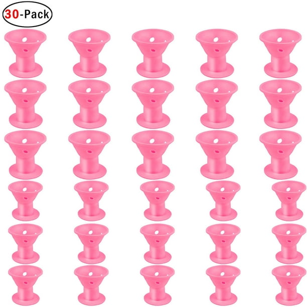 40 30 20 10pcs Magic Silicone Hair Curlers Rollers No Clip Hair Style Rollers Soft Magic Diy Curling Hairstyle Tools Hair Accessories Walmart Com Walmart Com
