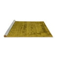 thumbnail image 2 of Ahgly Company Machine Washable Indoor Rectangle Oriental Yellow Industrial Area Rugs, 3' x 5', 2 of 4