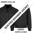 thumbnail image 3 of Men's Heavyweight Quilted Bomber Jacket (Sizes, S-2XL), 3 of 6