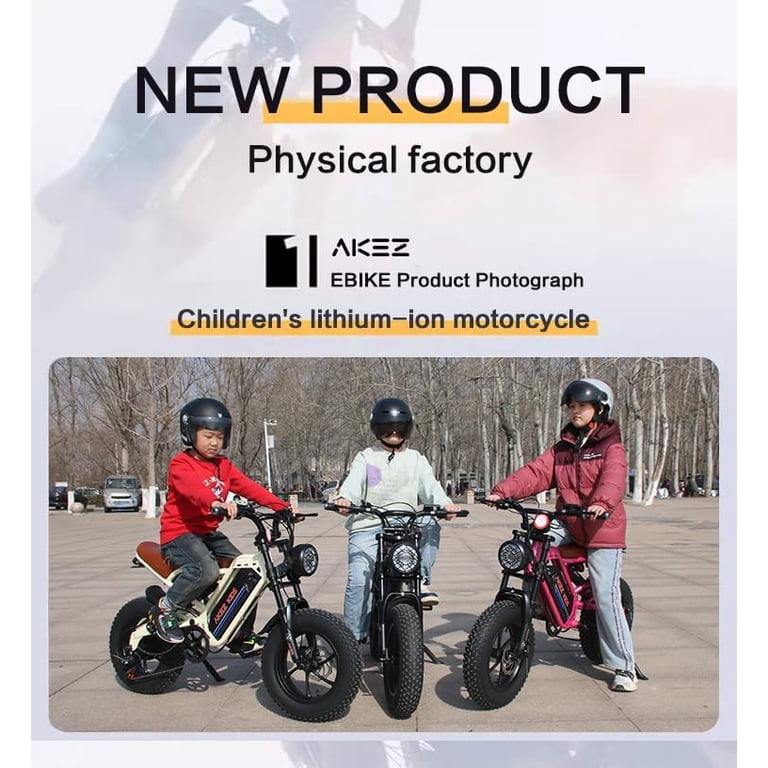 Up to 17 MPH & 30 Miles Long-Range AKEZ 36V 350W Kids Electric
