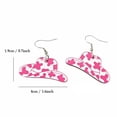 thumbnail image 4 of Fasijew Wooden Earrings For Women Stylish Everyday Earrings 541，Stylish Wooden Cowgirl Earrings, Western Hook Piercing Dangle Jewelry, 4 of 7