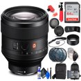 thumbnail image 1 of Sony FE 85mm f/1.4 GM Lens + Filter Kit + BackPack + 64GB Card + More, 1 of 8