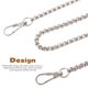 thumbnail image 3 of OUNONA Reemplazo Para Bolso En Color Plata Para Personalizar Carteras Y Bolsos De Mano Sin Asa, 3 of 7