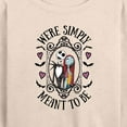 thumbnail image 3 of The Nightmare Before Christmas - We're Simply Meant To Be - Women's Lightweight French Terry Long Sleeve Shirt, 3 of 5