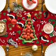 thumbnail image 3 of Camino De Mesa Navideño, Cubierta De Mesa Con Diseño De Ratón De Dibujos Animados Navideños, Decoración Navideña De Invierno Y Año Nuevo, Adornos Navideños Rojos Para Fiesta En Casa, 3 of 5