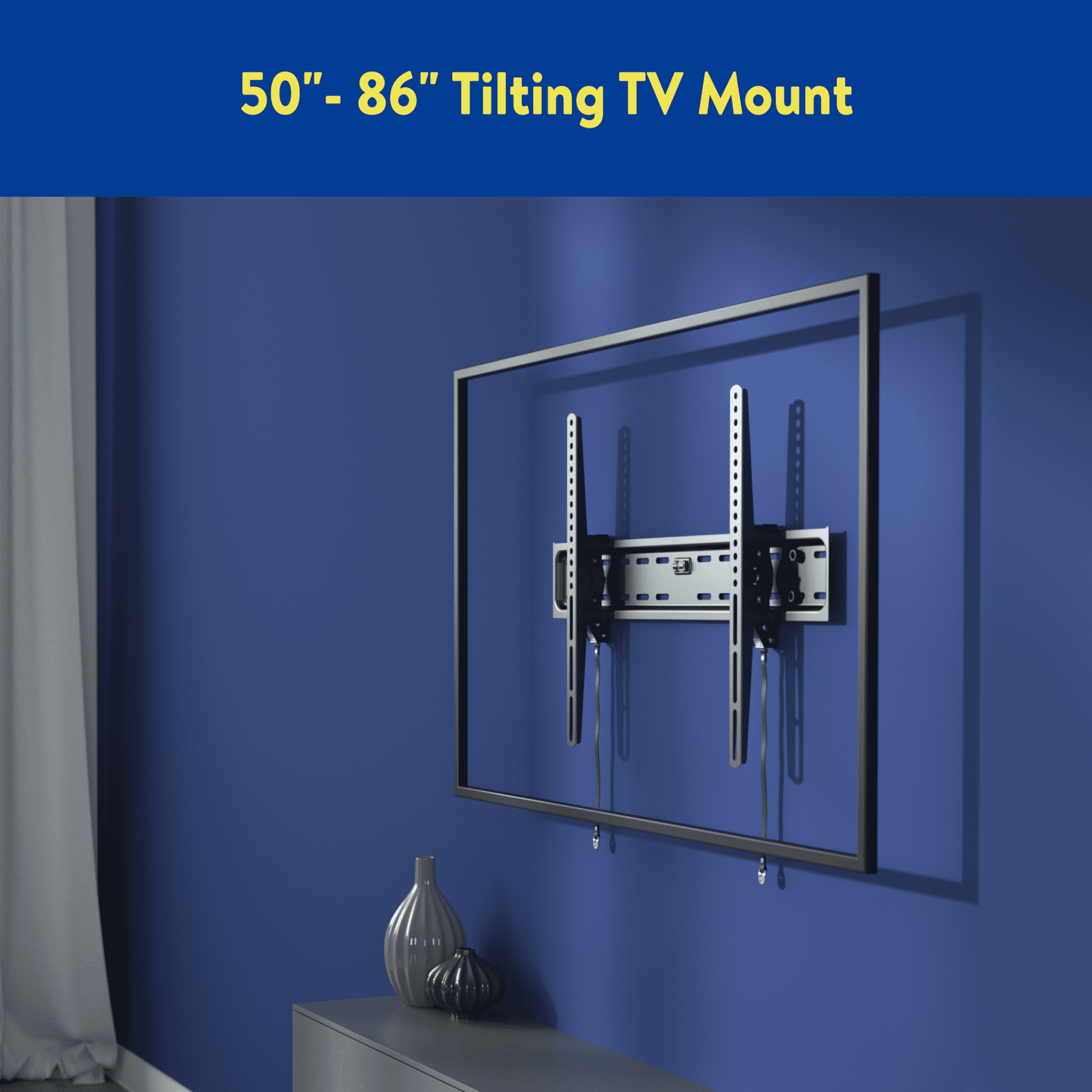 Buy Onn Tilting Tv Wall Mount For 50 To 86 Tv S Up To 12 Tilting Online In Indonesia 299960224