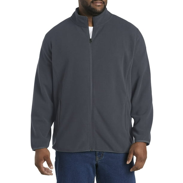 Big and Tall Essentials by DXL Full-Zip Polar Fleece Jacket - Walmart.com