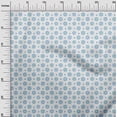 thumbnail image 3 of oneOone Cotton Cambric Light Blue Fabric Asian Block Sewing Material Print Fabric By The Yard 56 Inch Wide, 3 of 5