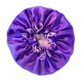 thumbnail image 5 of Satin Sleep Cap,Double Layer Adjustable Sleep Bonnet,Waterproof Reusable Bathing Shower Hat, 5 of 7