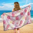 thumbnail image 7 of FOR U DESIGNS Cherry Blossom Print Automotive Seat Covers Multifunctional Car Towels, Yoga Mat Towel, Washable Universal Fit Seat Protector for Front Seats, 2 Pack, 7 of 7