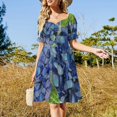 thumbnail image 4 of ~ Hortensia ~ Vestido de manga corta Falda de verano Vestidos de novia para fiestas, 4 of 7