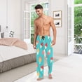 thumbnail image 7 of FREEAMG Men's Cotton Pajama Pants Lounge Sleep Pants Soft Sleepwear Pajama Bottoms with Pockets, 7 of 7