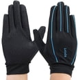 thumbnail image 2 of HUGFEGWE Summer Driving Gloves Men Anti-UV Protection Sunscreen Touchscreen Cooling Mesh Breathable Gloves Cycling Riding Full Palm Sport Non-Slip Grip Motorcycle Golf Mittens CA919-117074, 2 of 8