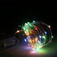 thumbnail image 2 of Cadena de luces LED de alambre de cobre de 10 m con 8 funciones, control remoto, resistente al agua, caja de batería, luz de estrella, decoración navideña, 2 of 4