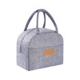 thumbnail image 1 of ¡Liquidación! Bolsa térmica Plertrvy para almuerzo, lonchera portátil, lonchera cuadrada gris, estuche para lápices, lonchera térmica, lonchera portátil para viajes y trabajo (1 paquete), 1 of 2